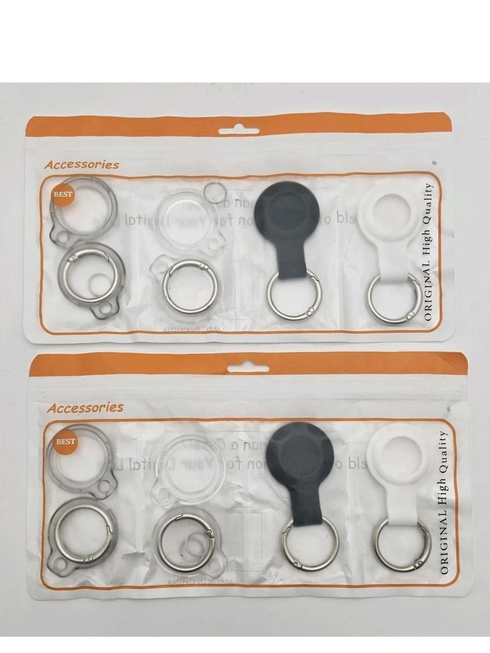 AirTag Holder 8 Pack Waterproof AirTag Keychain Holder 2 Styles
